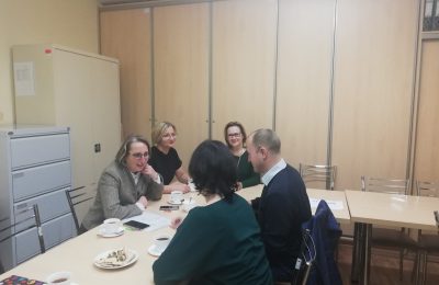 Spotkanie z przedstawicielami Łódzkiego Towarzystwa Alzheimerowskiego Spotkanie z przedstawicielami Łódzkiego Towarzystwa Alzheimerowskiego