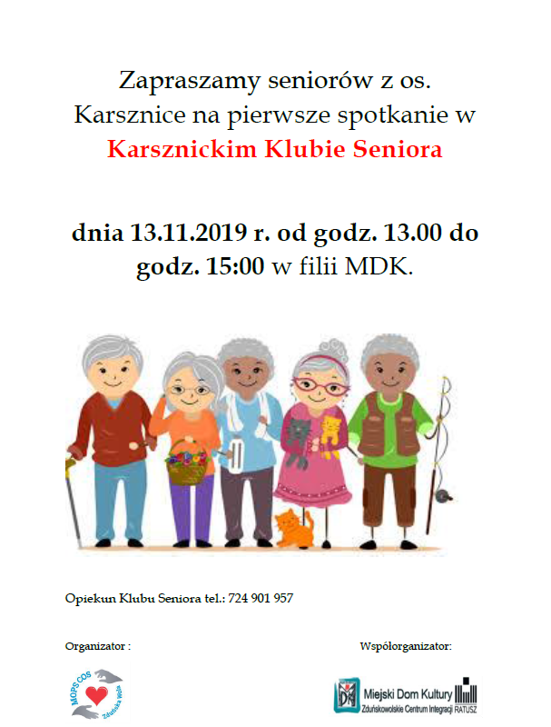 Karsznicki Klub Seniora – pierwsze spotkanie