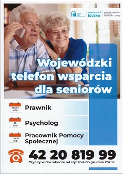 Wojewódzki telefon wsparcia dla seniorów