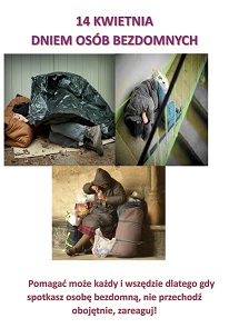 14 kwietnia dniem osób bezdomnych