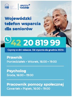 Wojewódzki telefon wsparcia dla seniorów