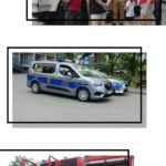 Atrakcja dla najmłodszych zwiedzanie wozów strażackich, radiowozów Policji i Straży Miejskiej
