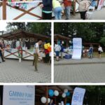 Stoiska promujące instytucje m.in.: Urząd Miasta, Środowiskowy Dom Samopomocy