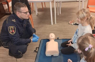 Spotkanie z funkcjonariuszami Straży Miejskiej w Świetlicy środowiskowej