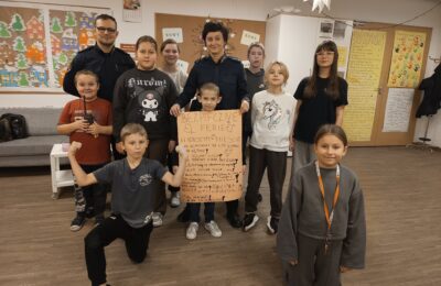 Spotkanie z funkcjonariuszami Straży Miejskiej w Świetlicy środowiskowej