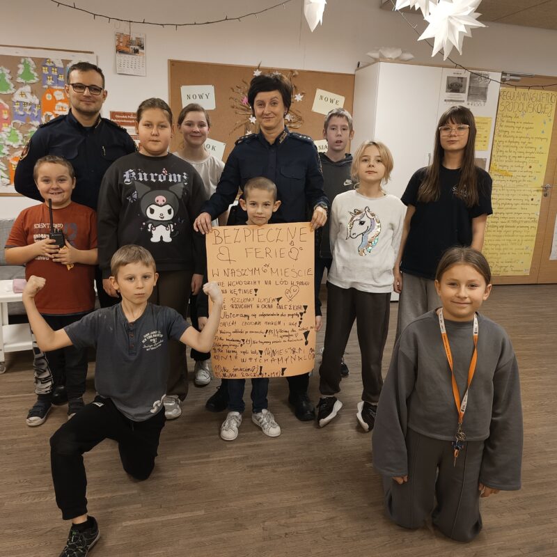 Spotkanie z funkcjonariuszami Straży Miejskiej w Świetlicy środowiskowej